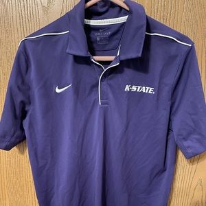 K-State Nike Dri-Fit Polo - SIZE MEDIUM